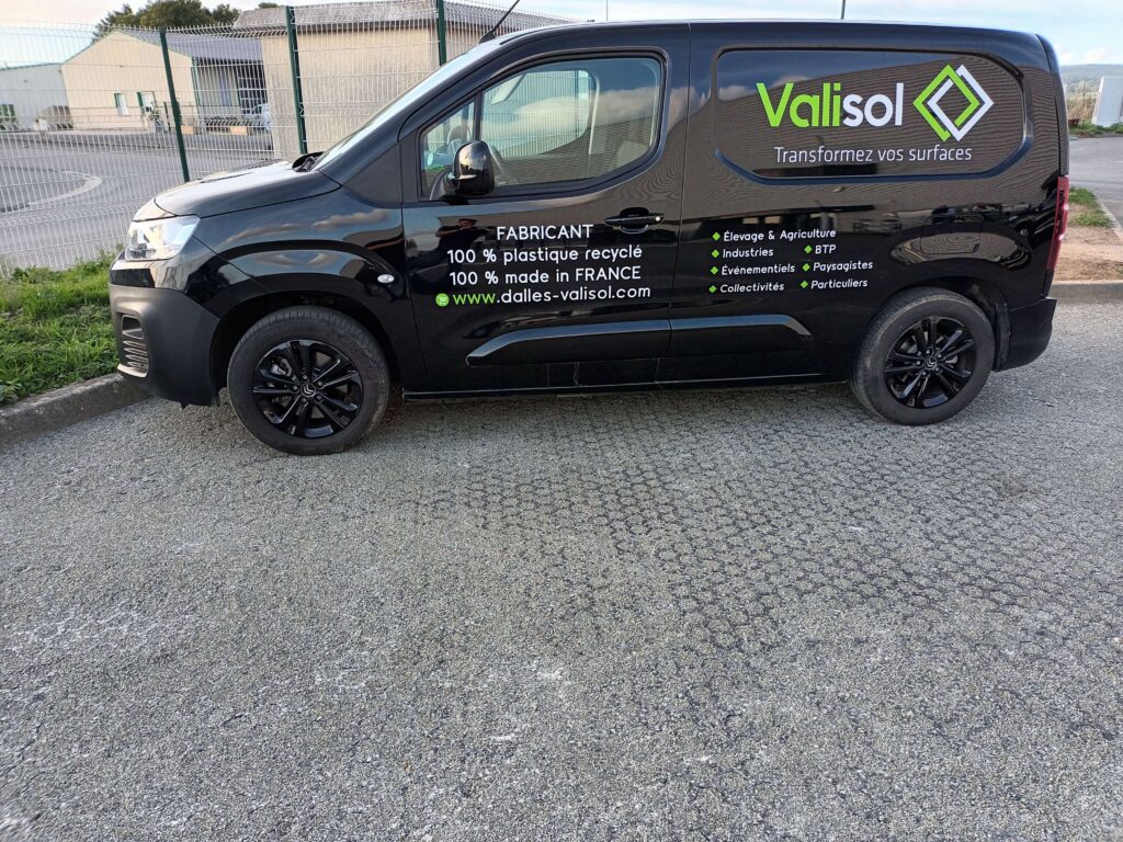 Parking végétalisé perméable - Valisol
